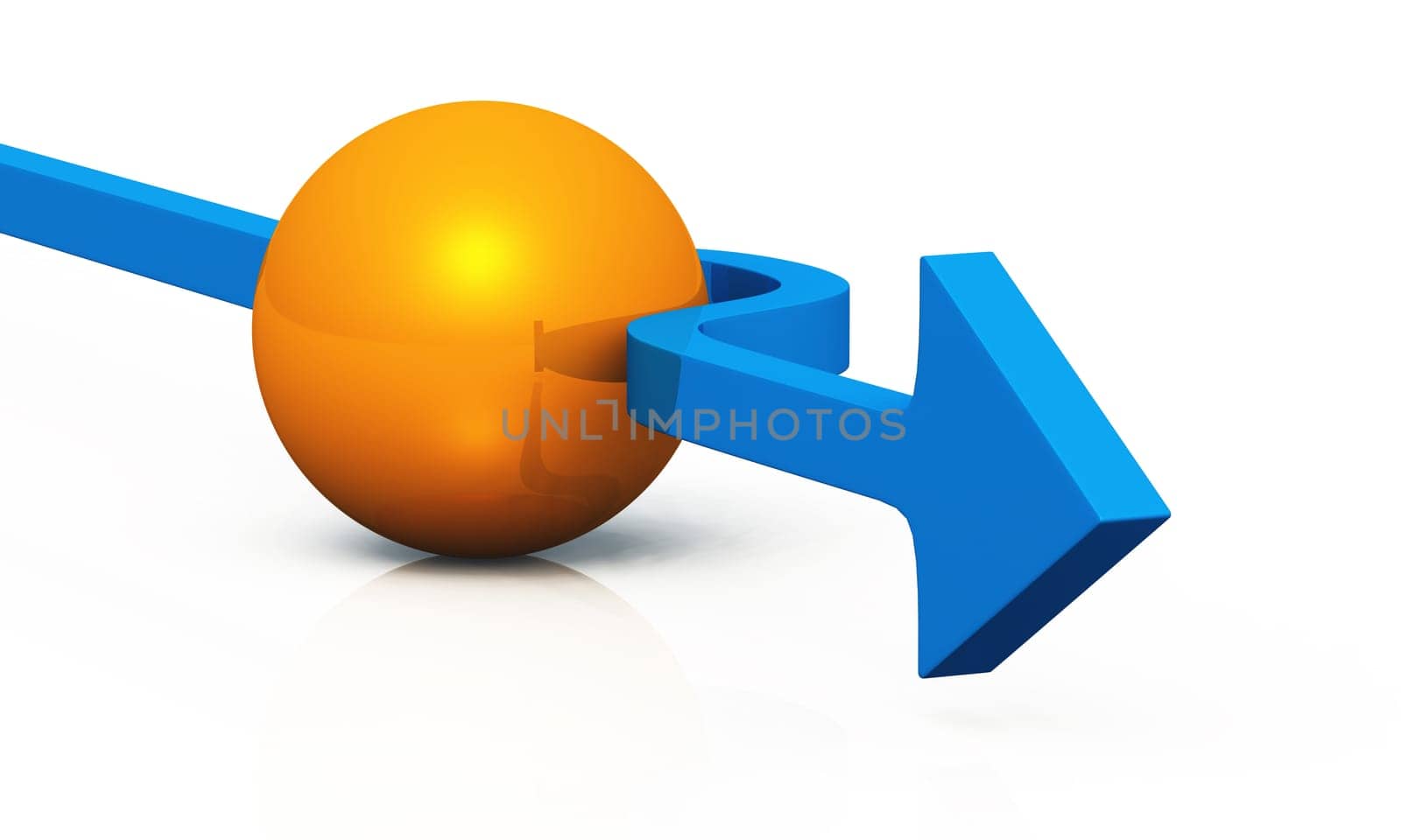 3D - The Solution 01 - Blue Orange