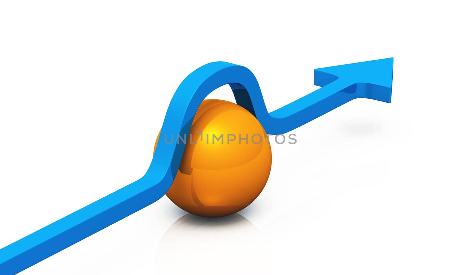 3D - The Solution 02 - Blue Orange