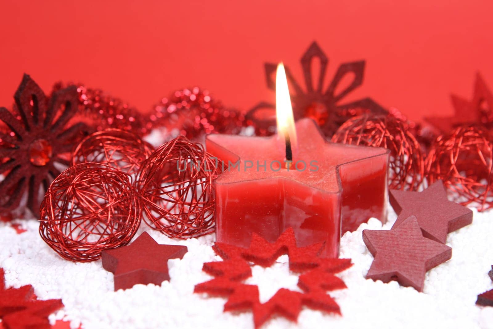 Christmas decoration in red