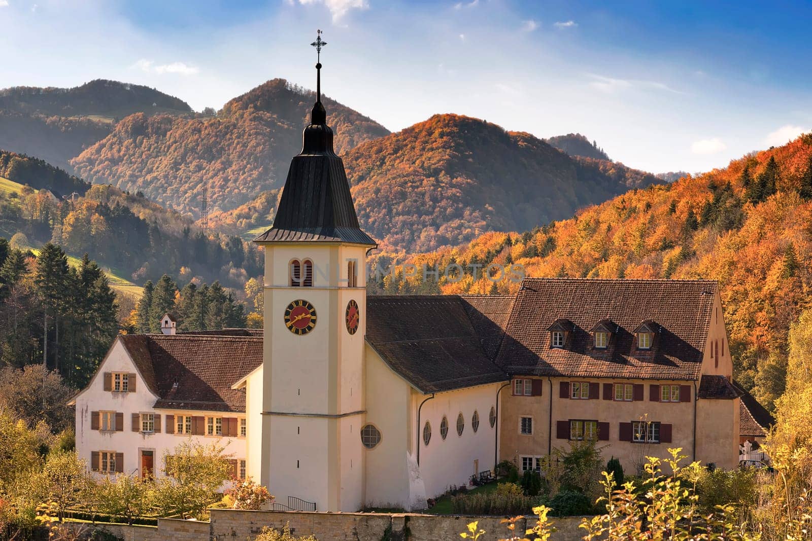 Beinwil Monastery in autumn