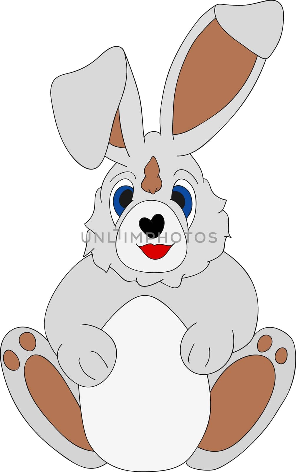 sitting rabbit