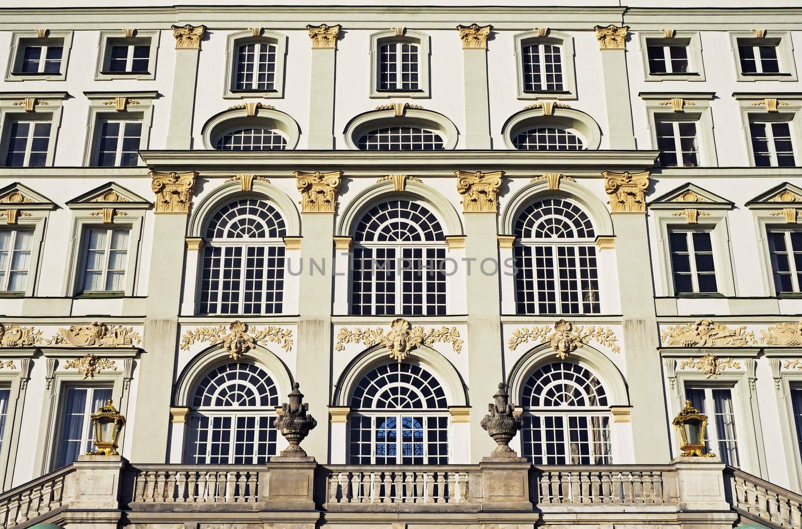 In front of Nymphenburg Palace in Munich