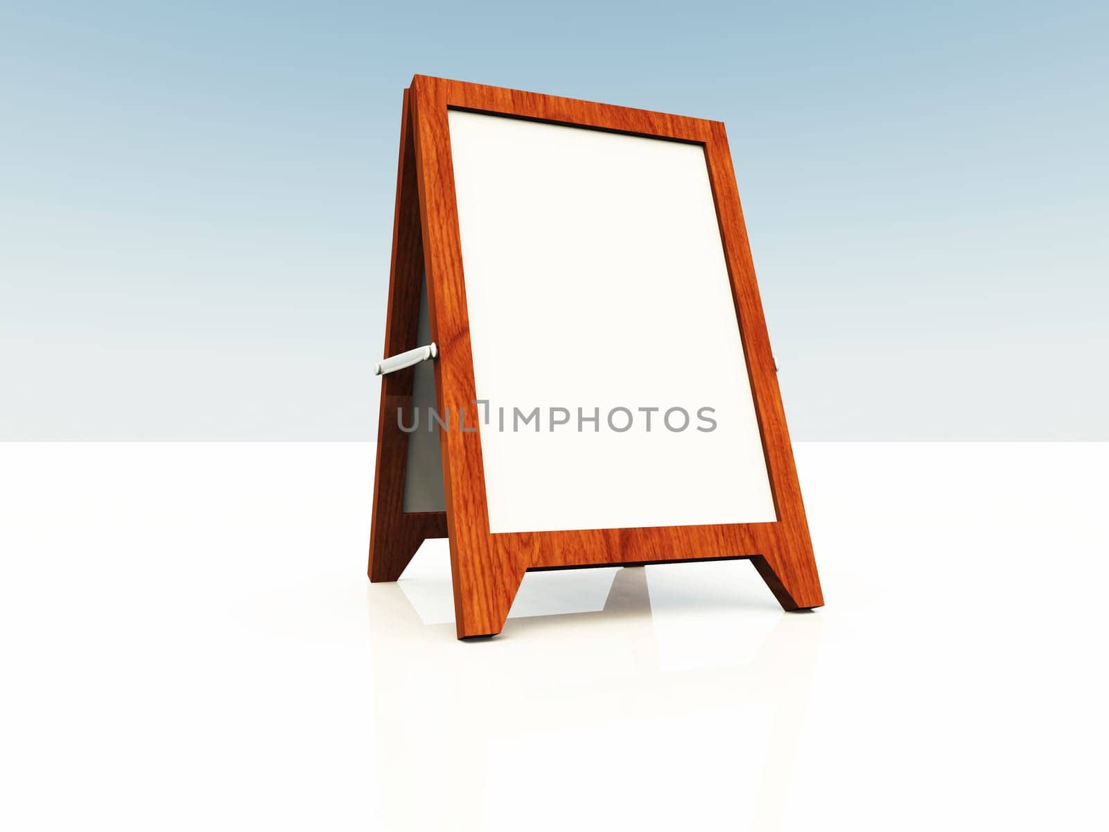 Blank Wooden Plaque - White 01
