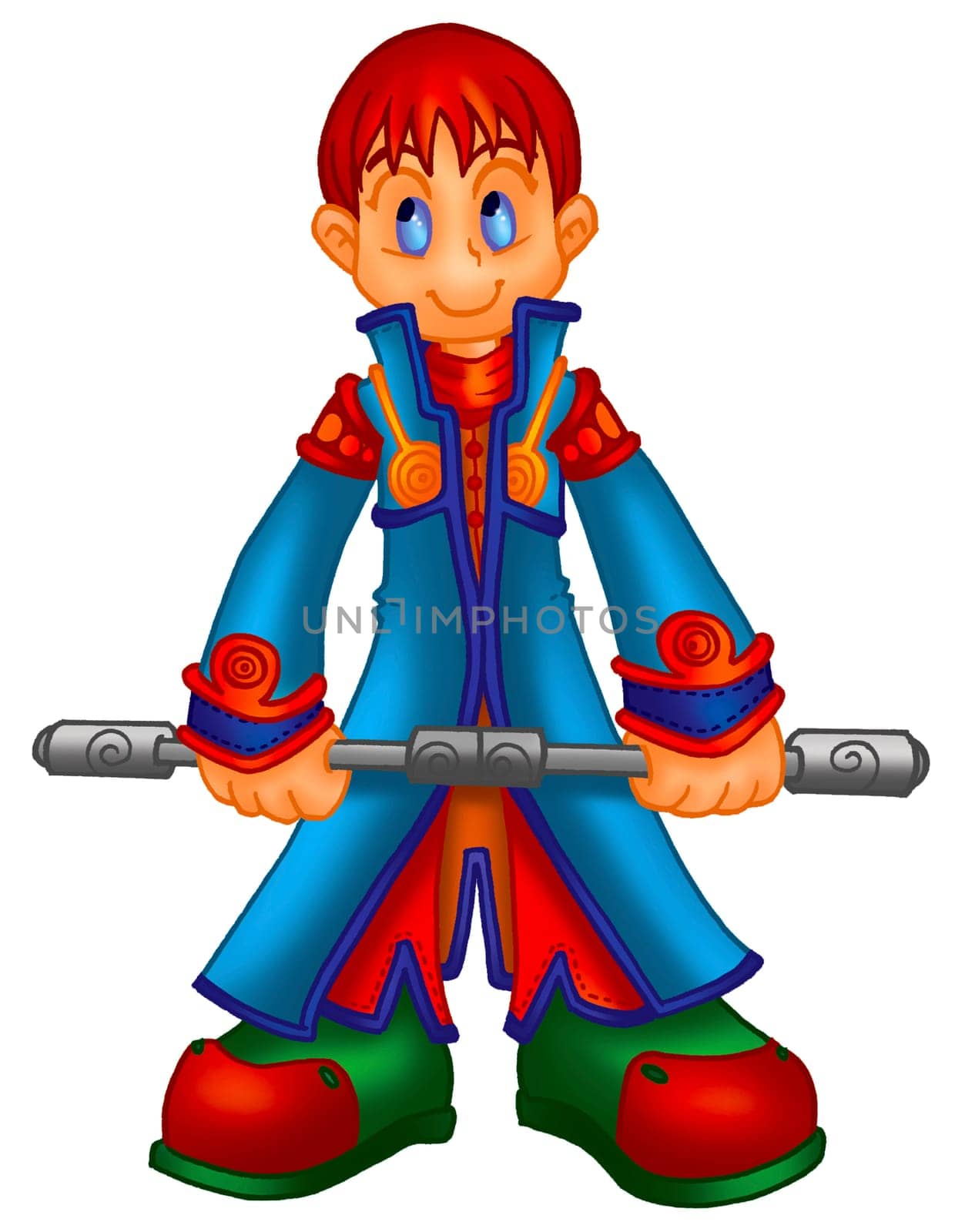 cute kid warrior