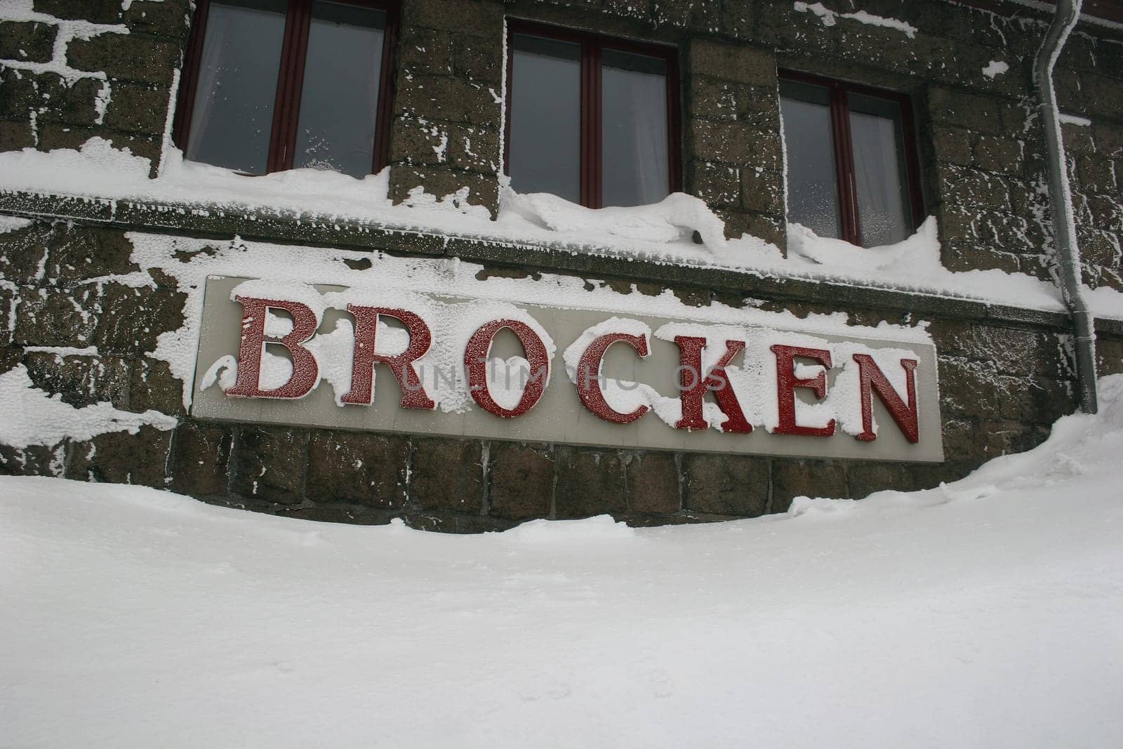 Brocken in winter – Brocken station