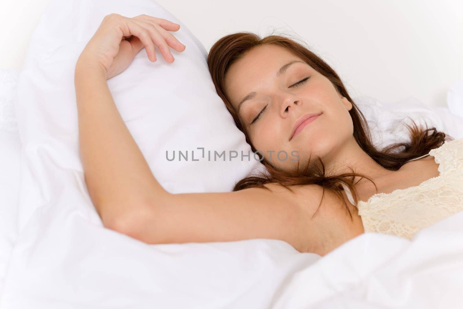 Bedroom - young woman sleeping