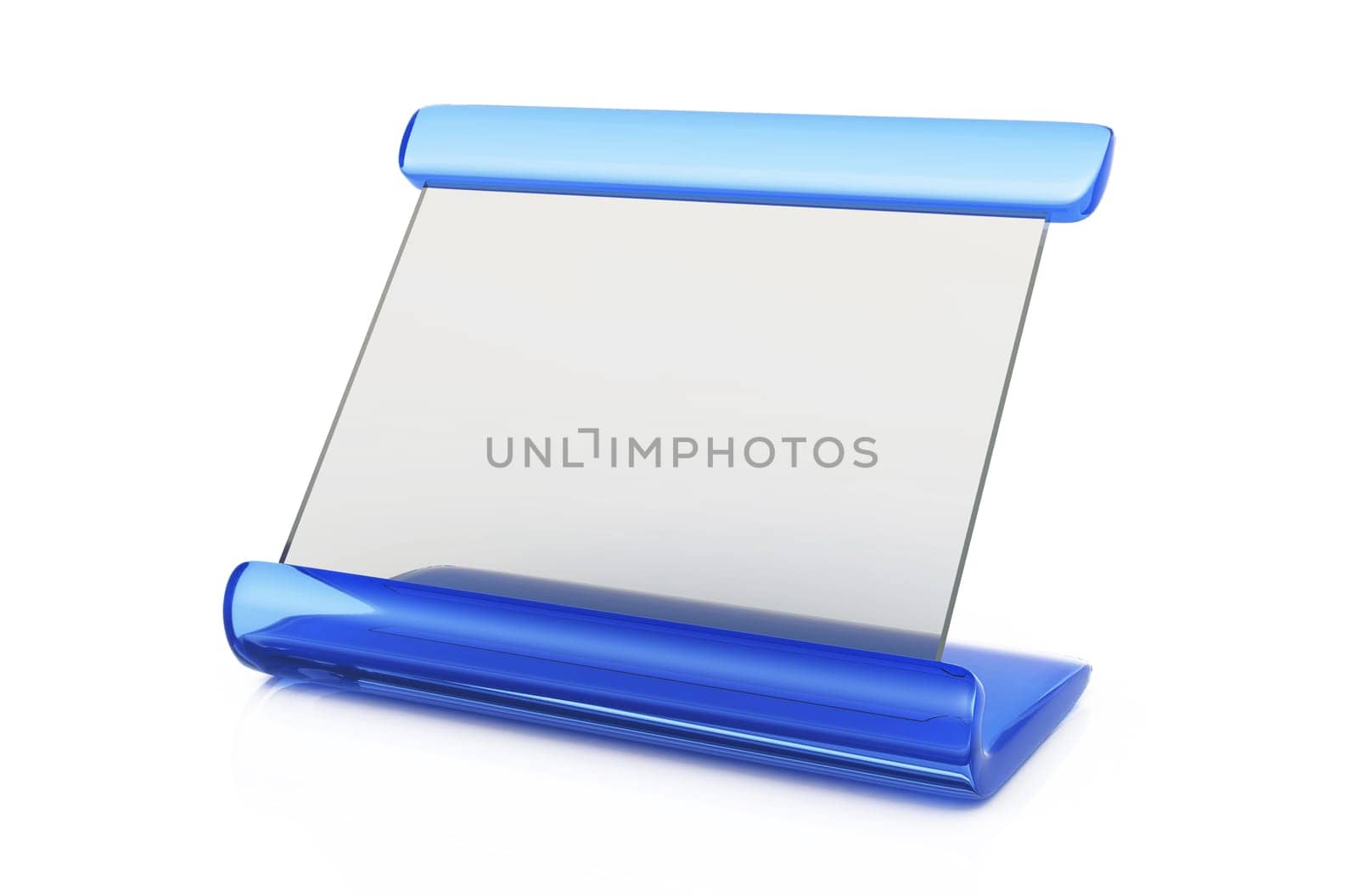 Blank Name Tag - Blue 02