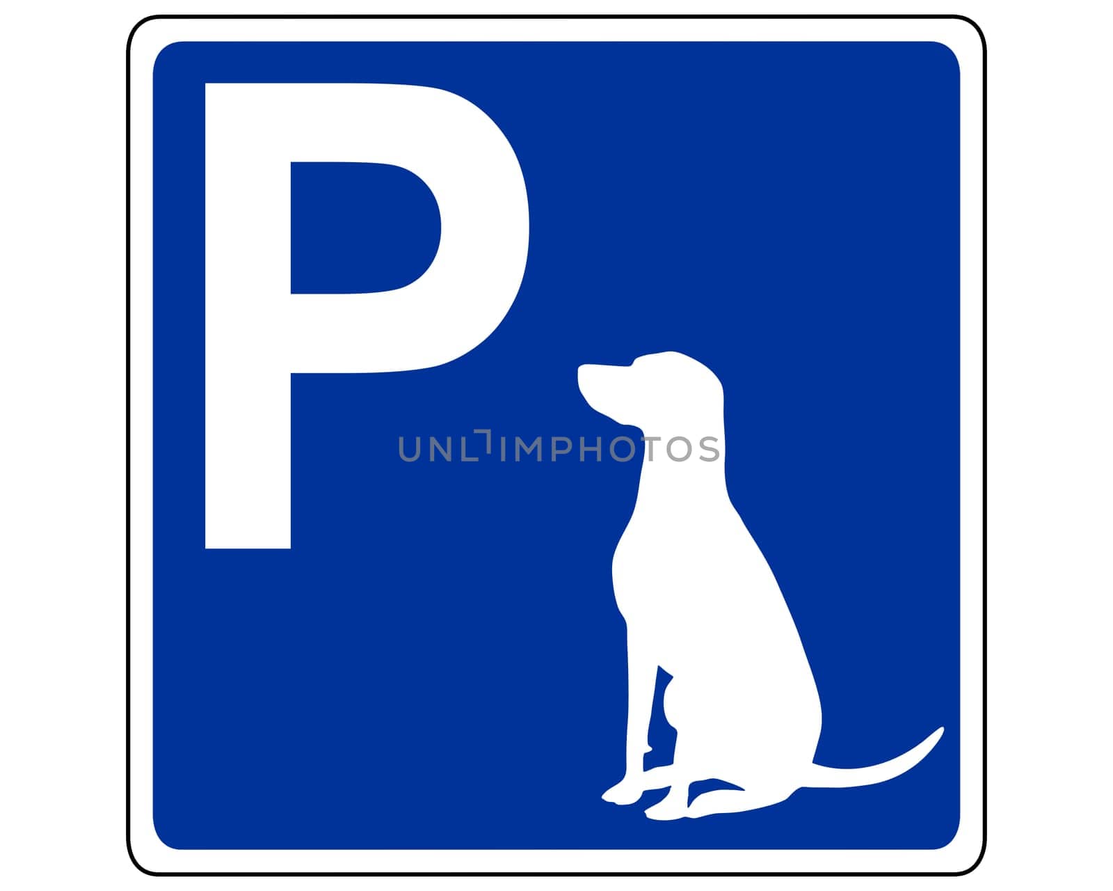 Traffic signs for dogs
