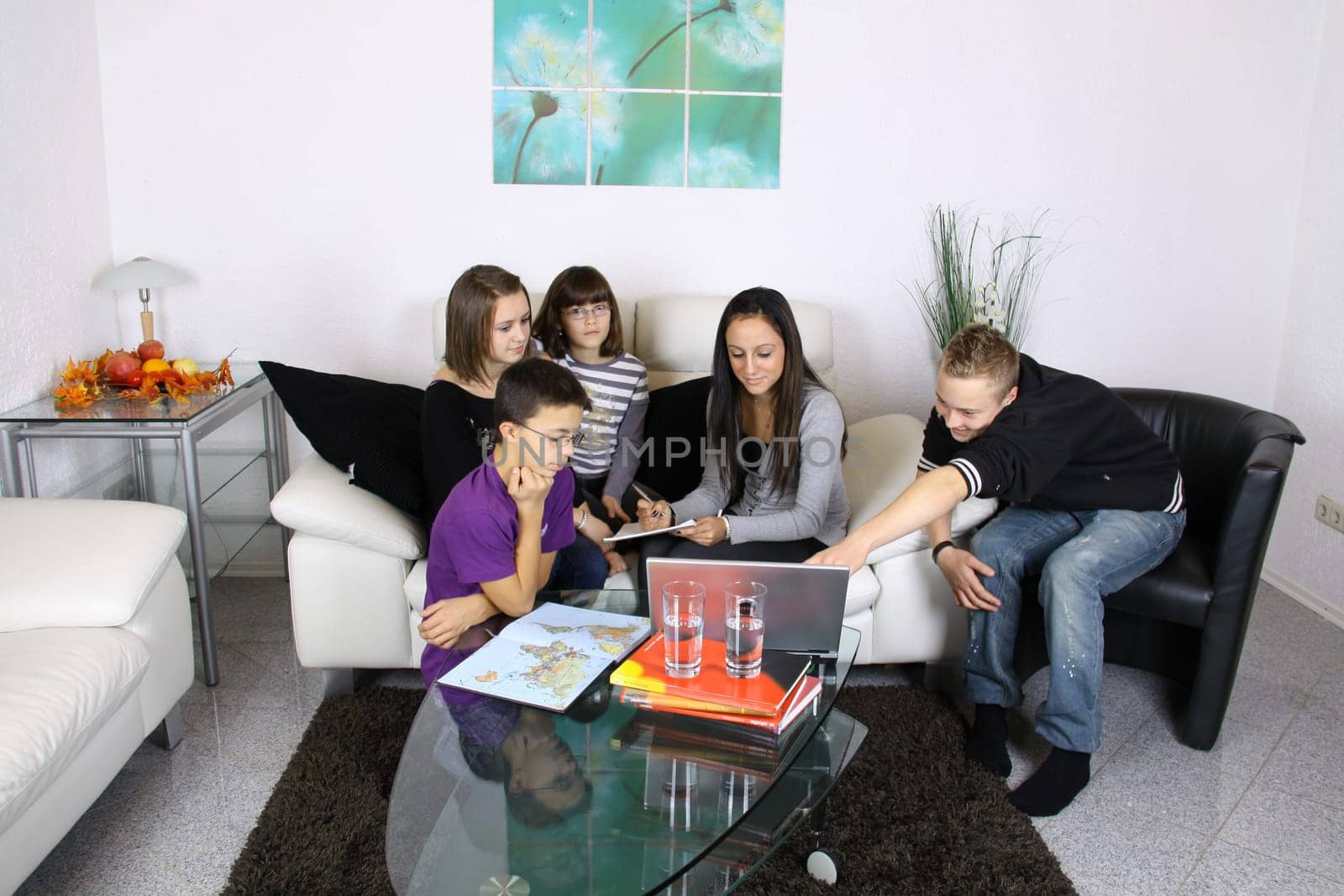 young people learning