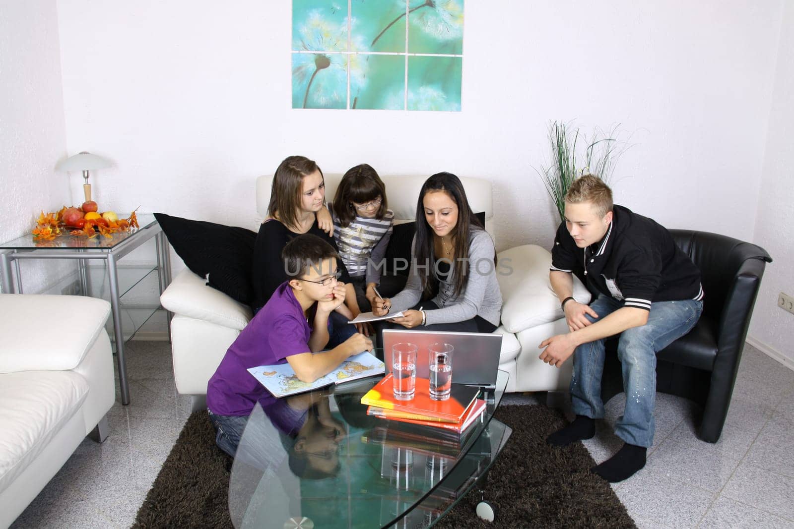 young people learning
