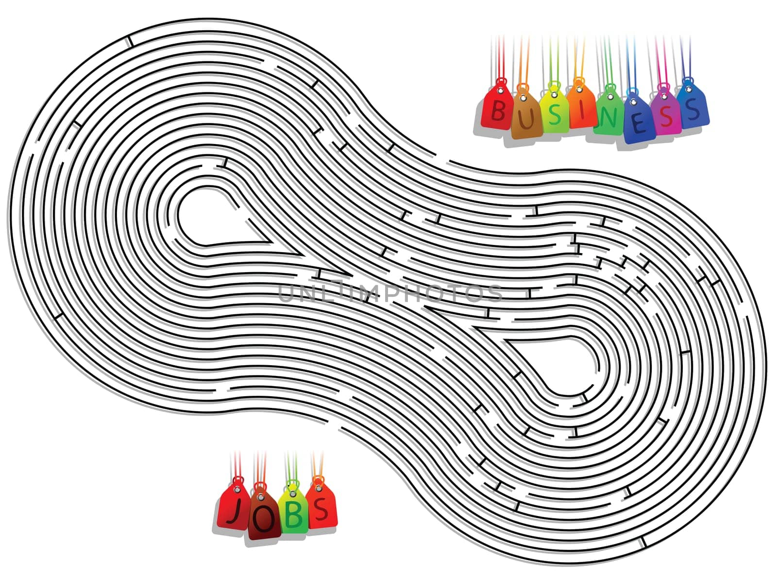abstract maze