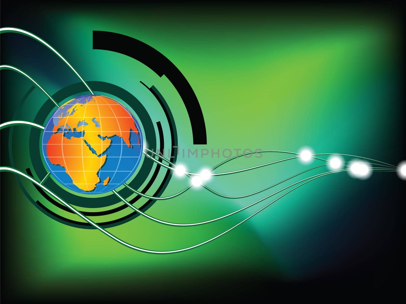 abstract hi tech background