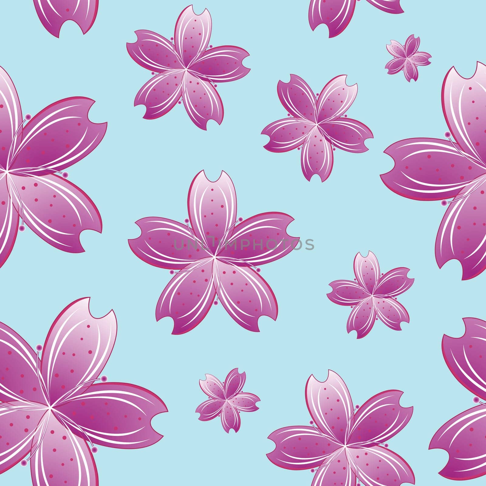 flowers seamless pattern