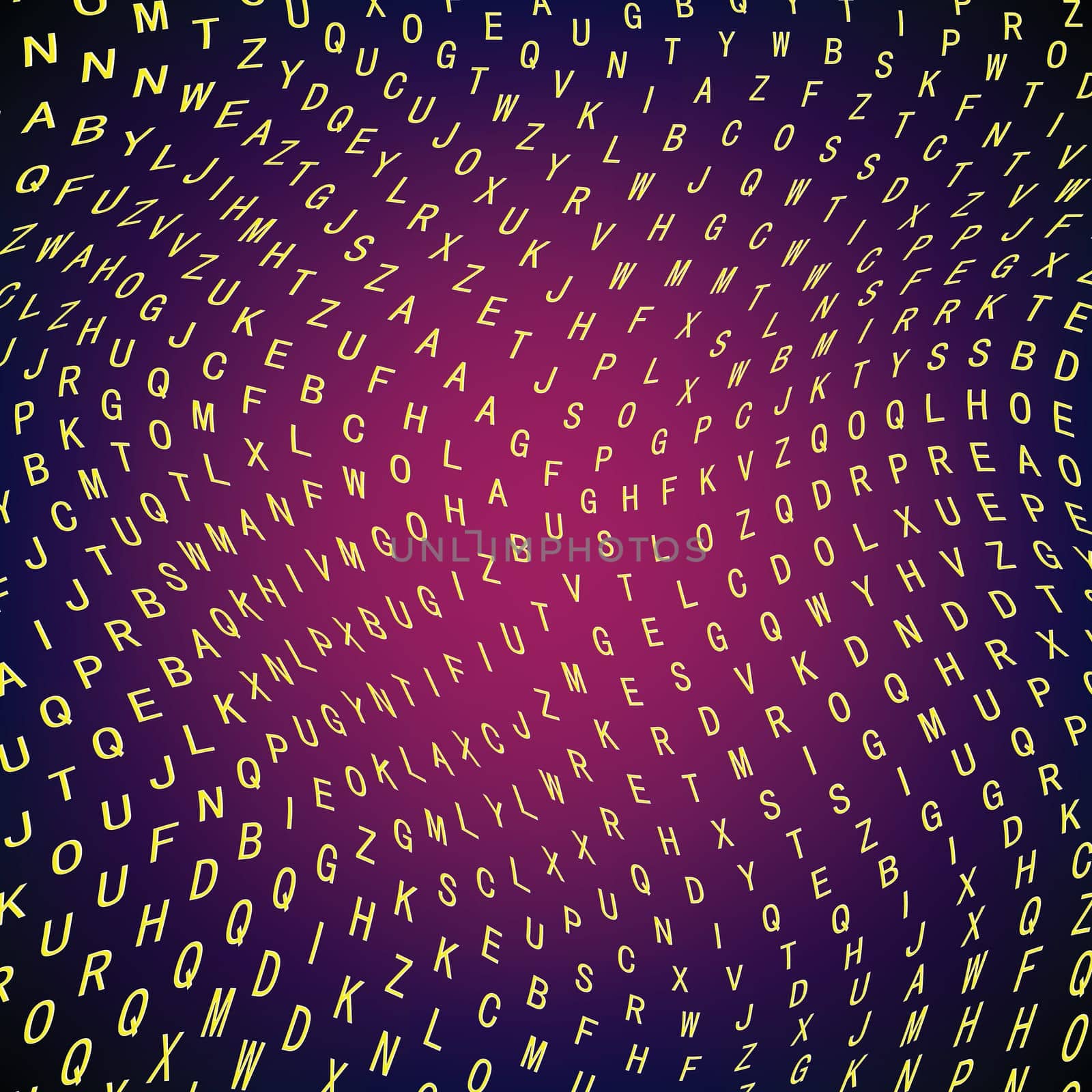 letters wavy background