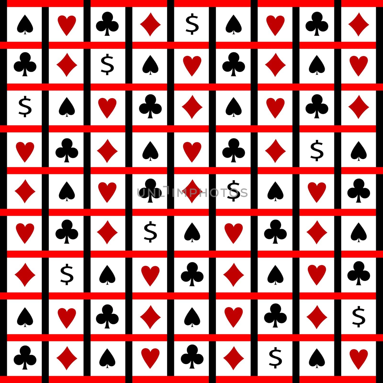 card symbols composition