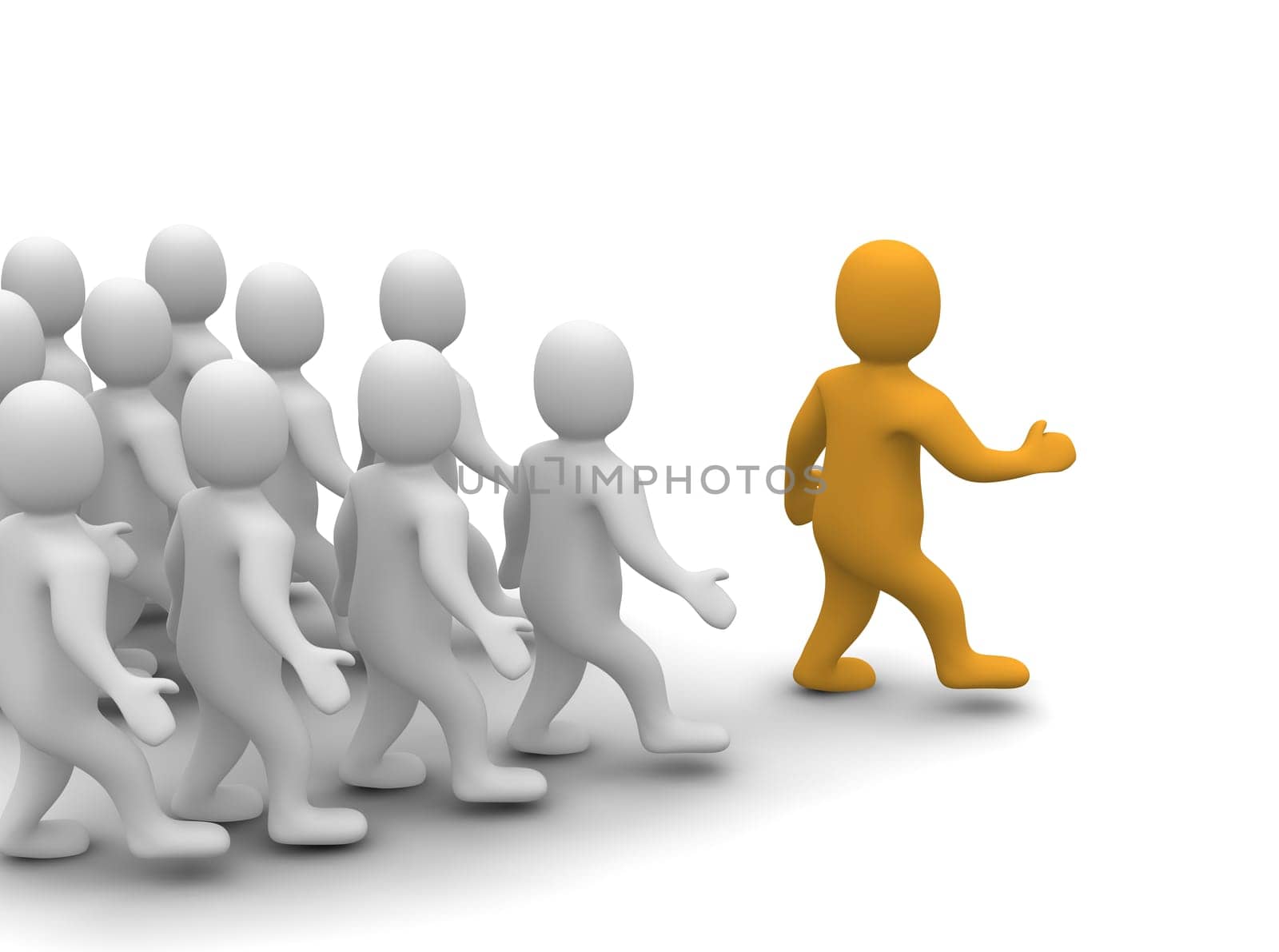 Leader and team