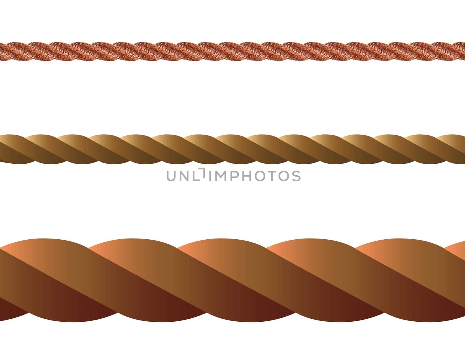 rope against white