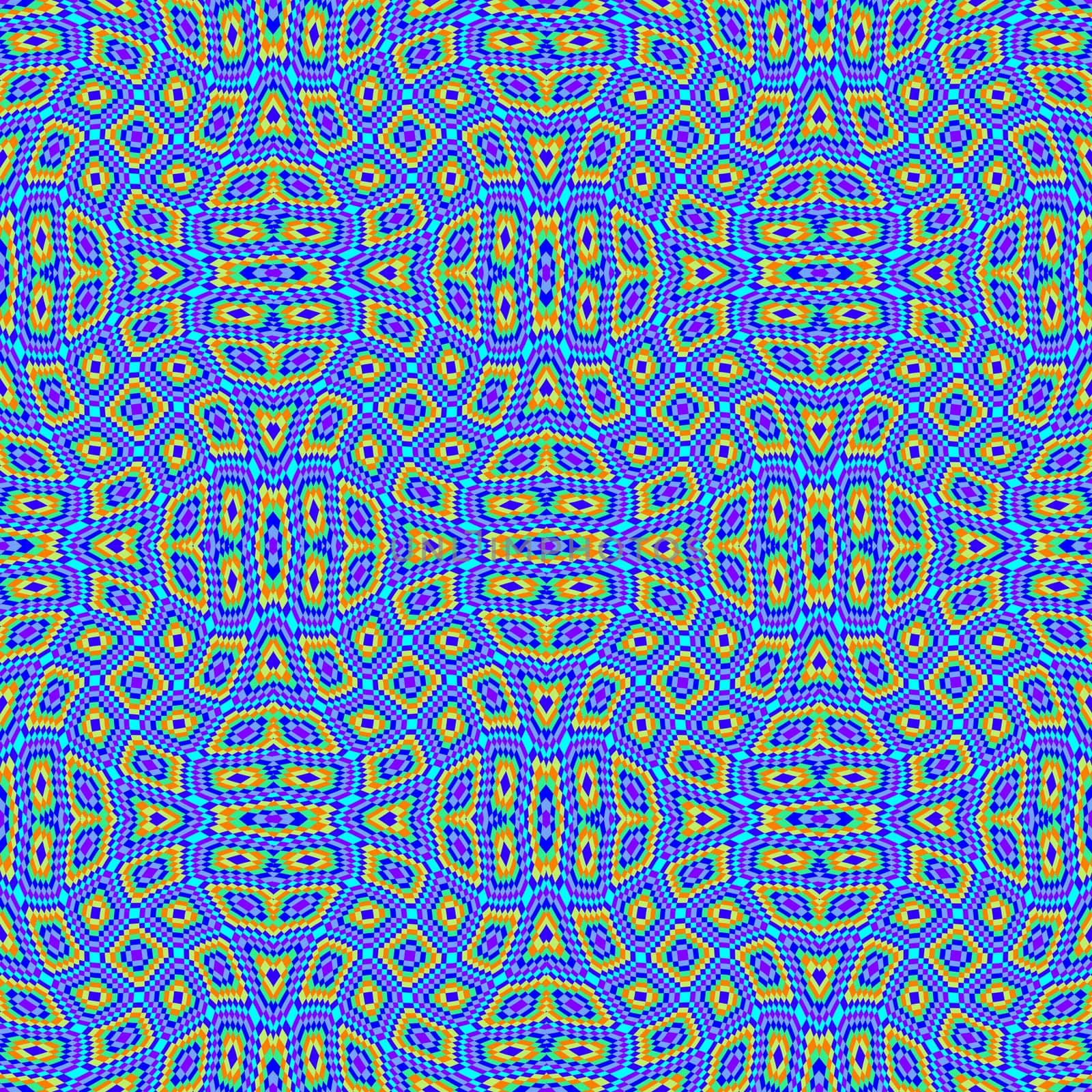 seamless blue retro texture