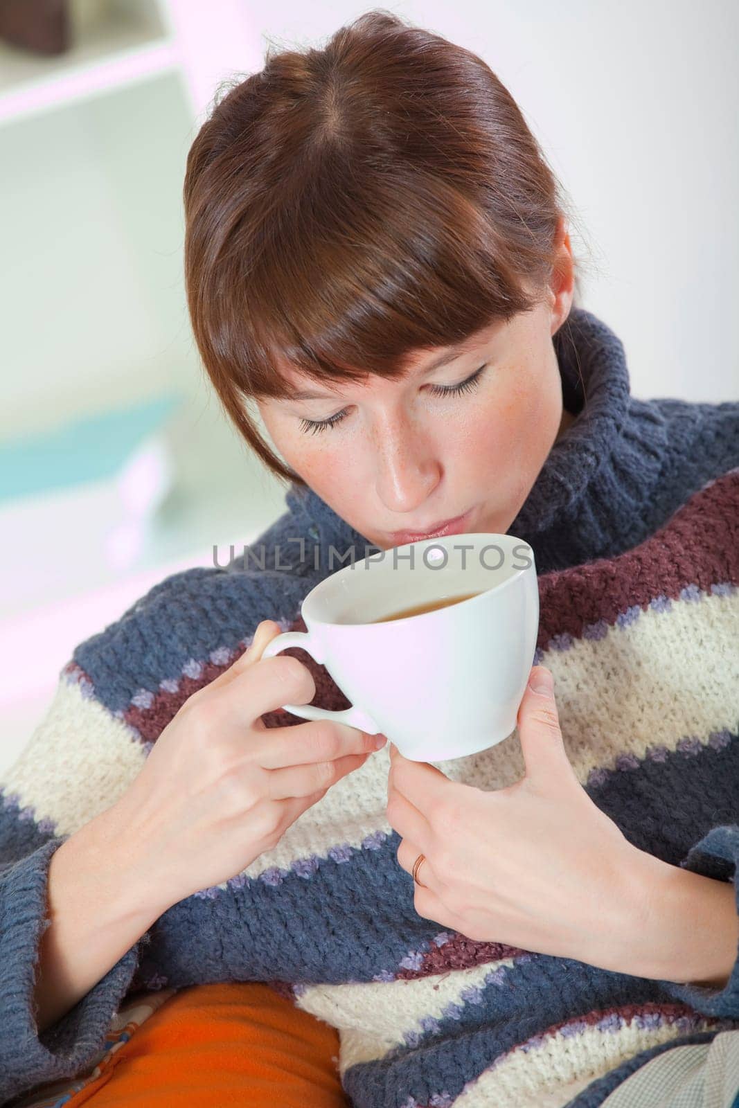 drinking tea