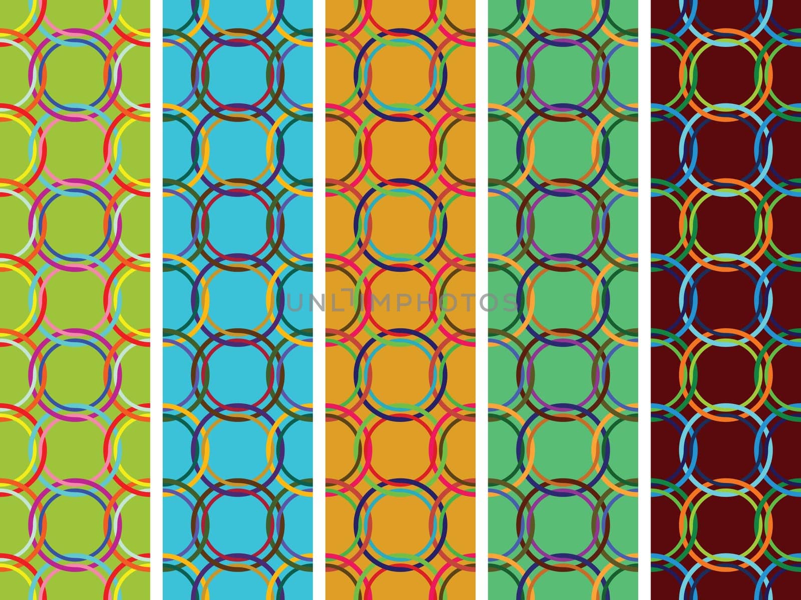 circles vertical seamless textures