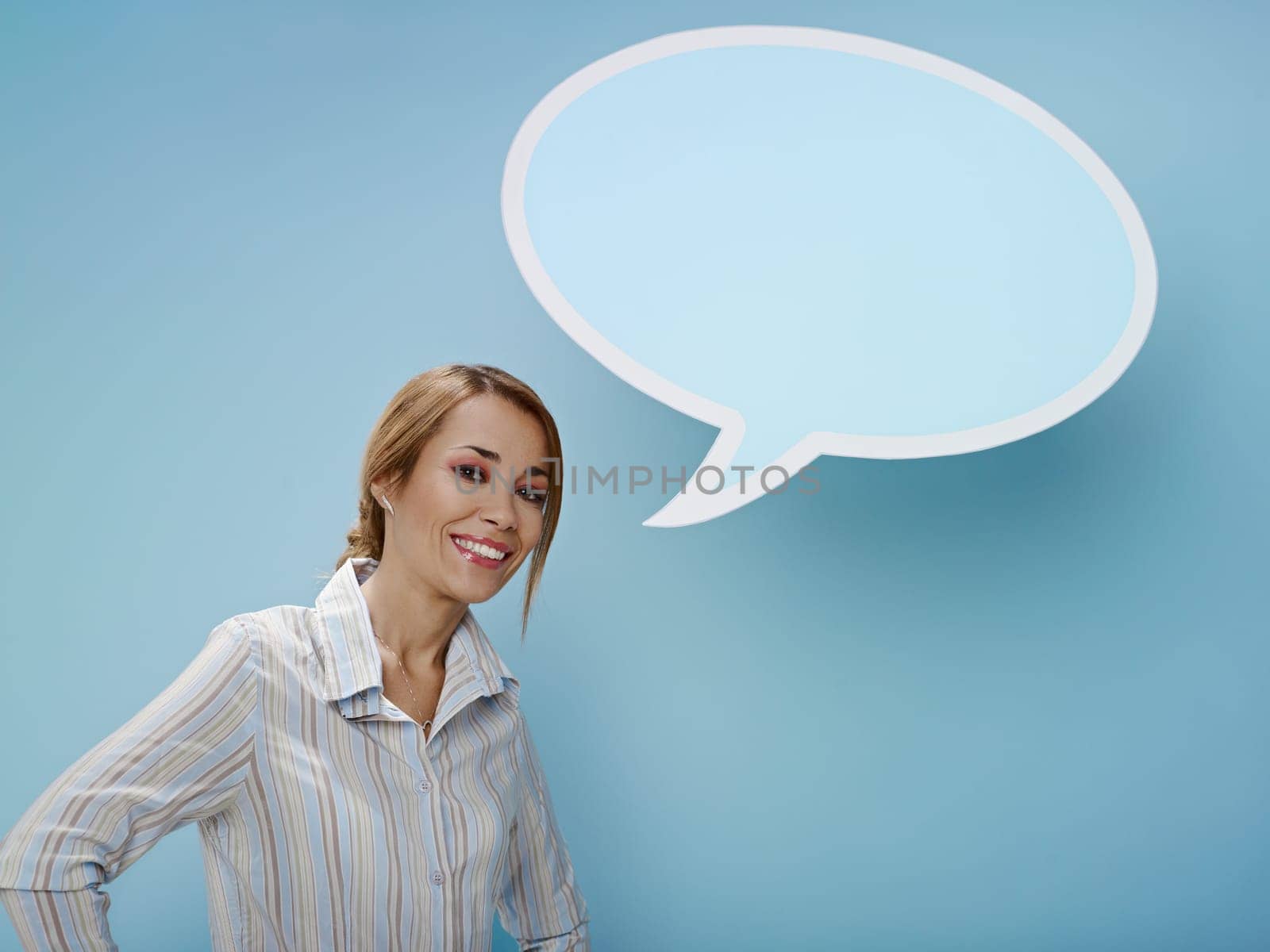 woman with think bubble