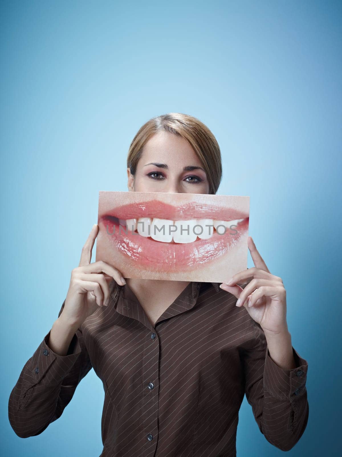 woman with big smile