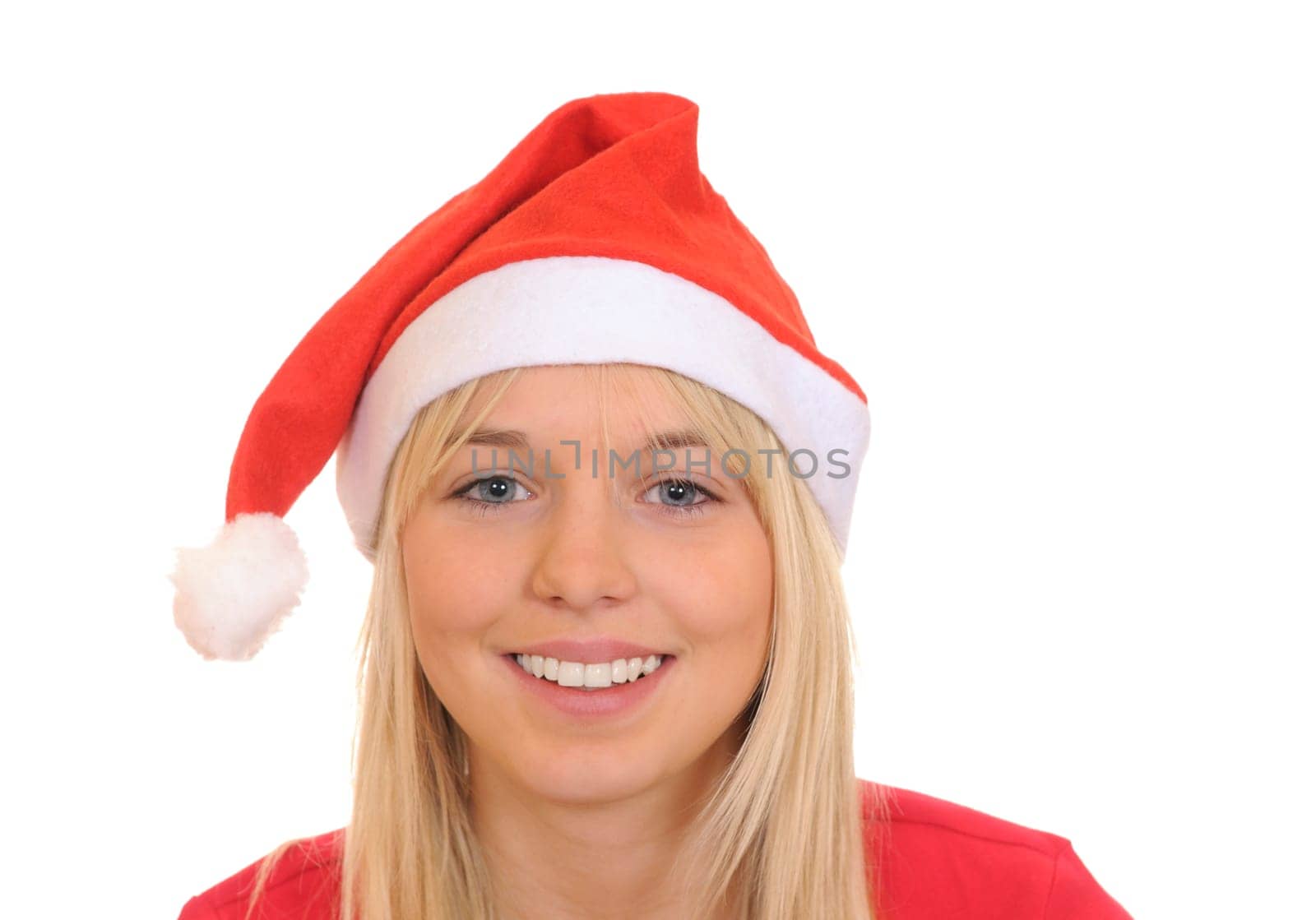 Laughing Santa Woman