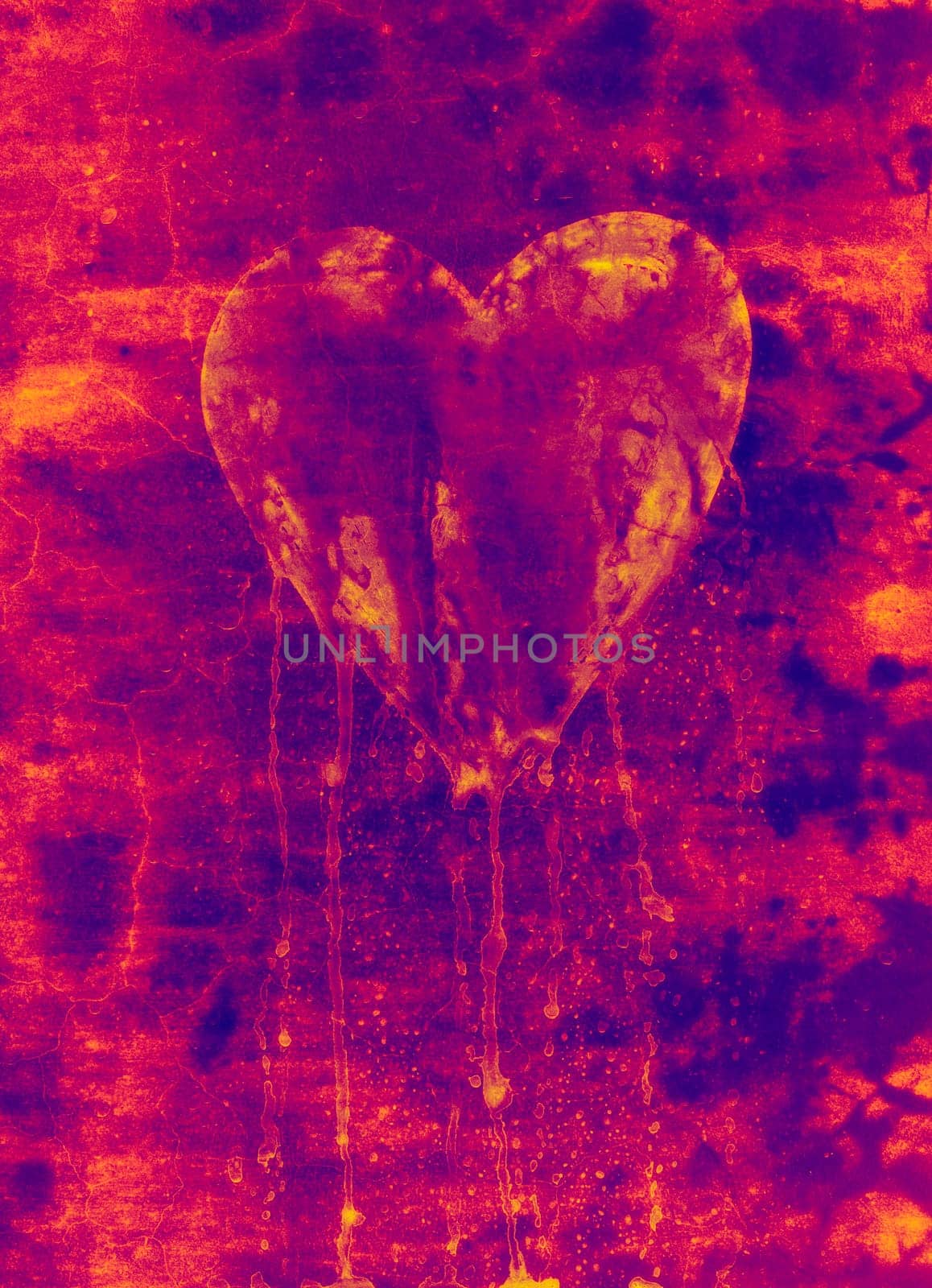 broken and bleeding heart