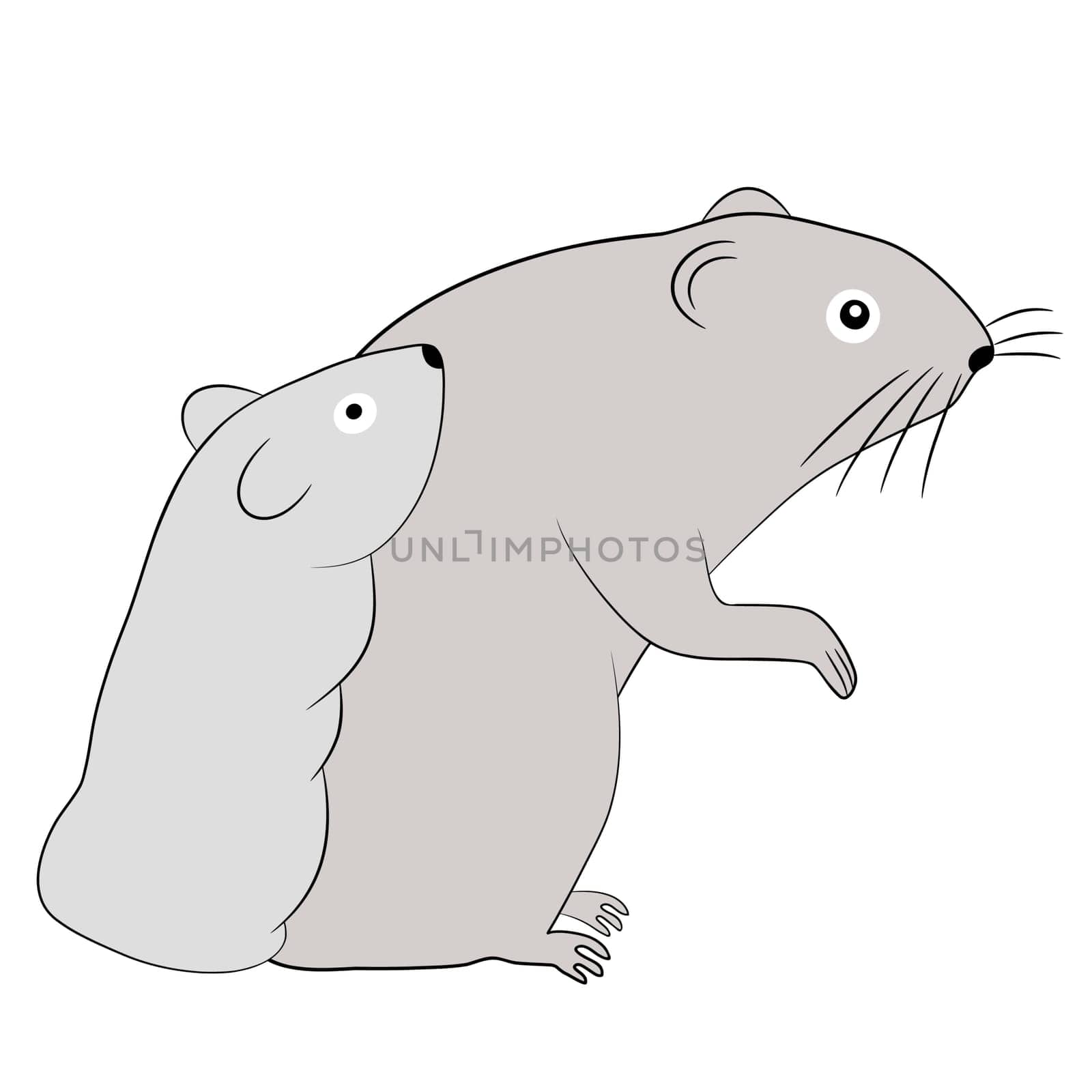 mouse with little mouse