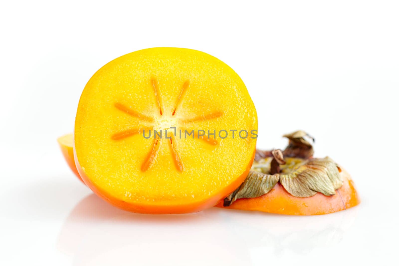 Fresh Sliced Persimmon