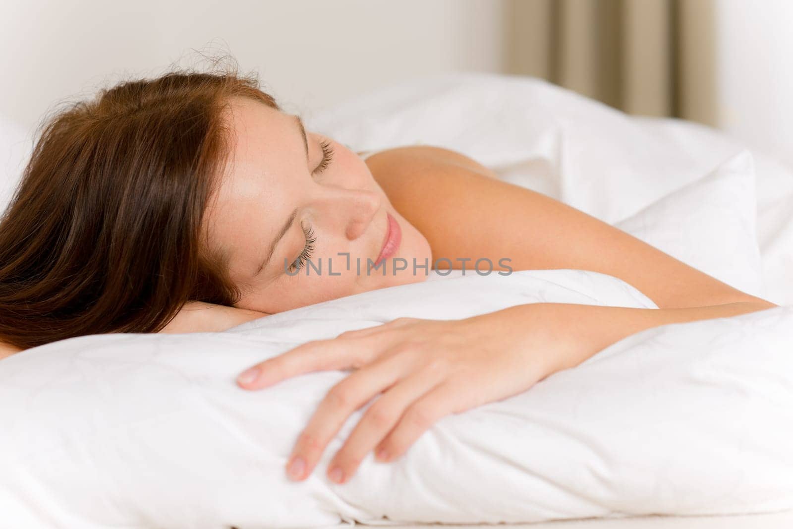 Bedroom - young woman sleeping