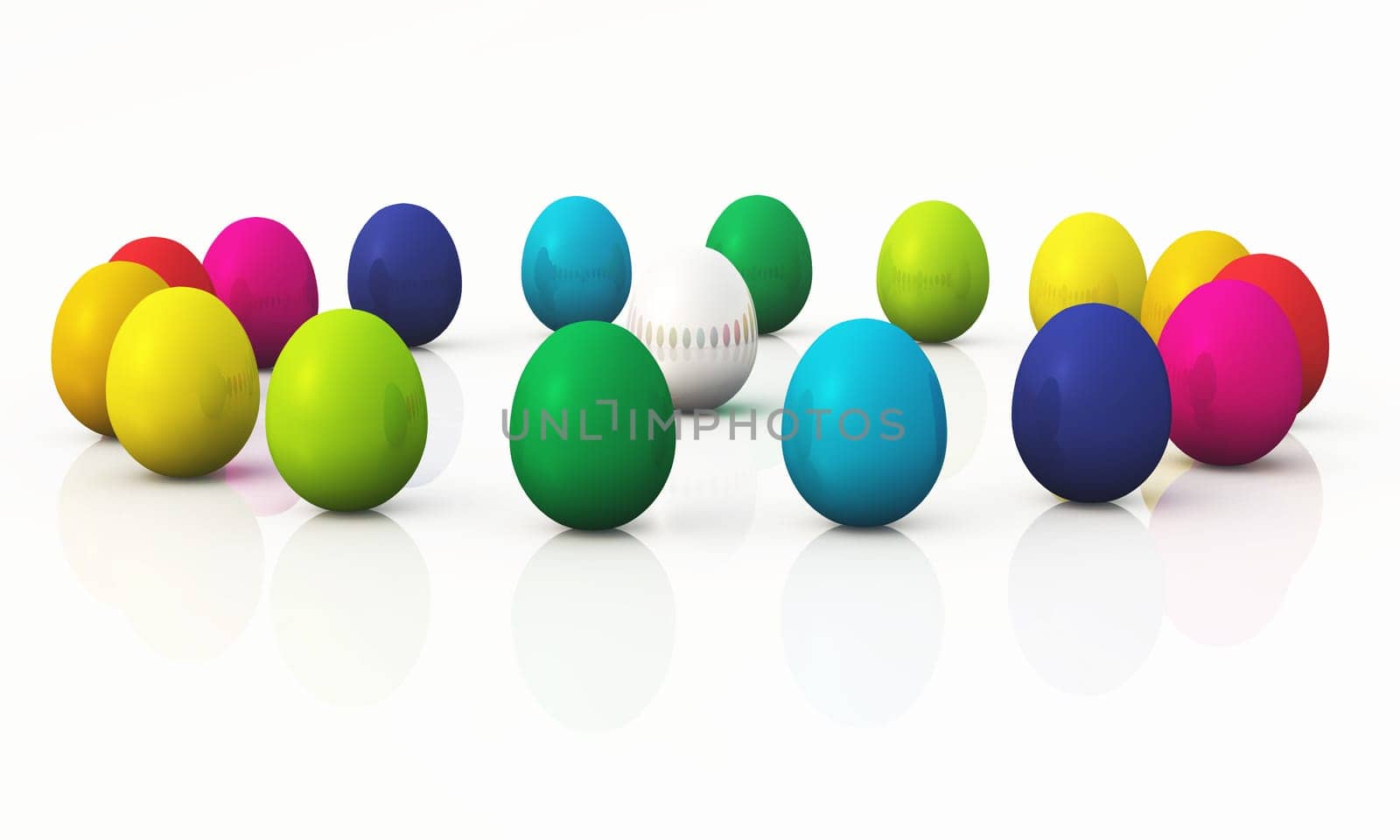 The Circle of Rainbow Easter Eggs - 02