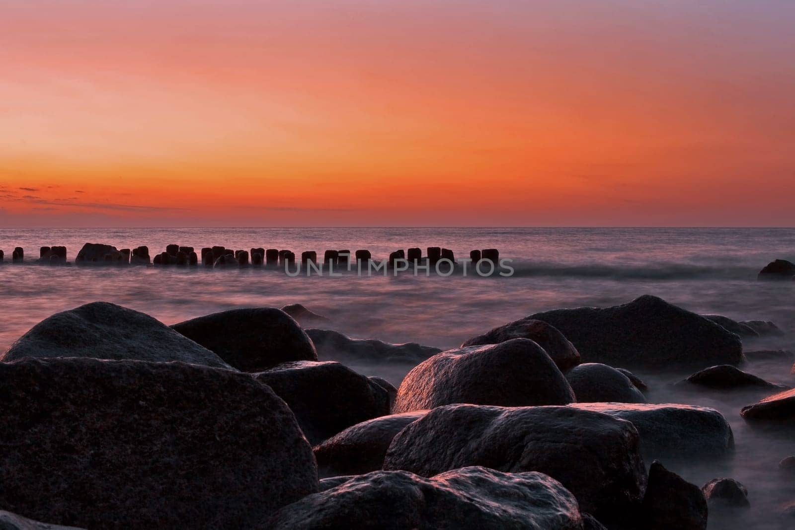 in the evening..............