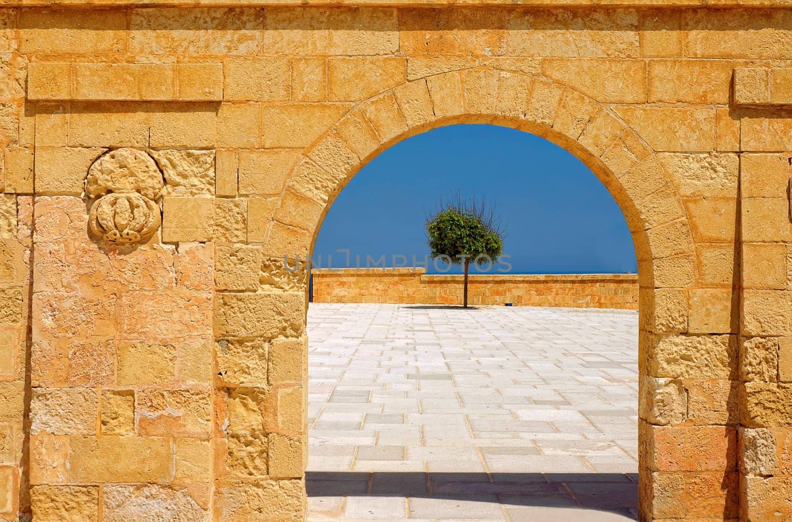 The gate to the terrace