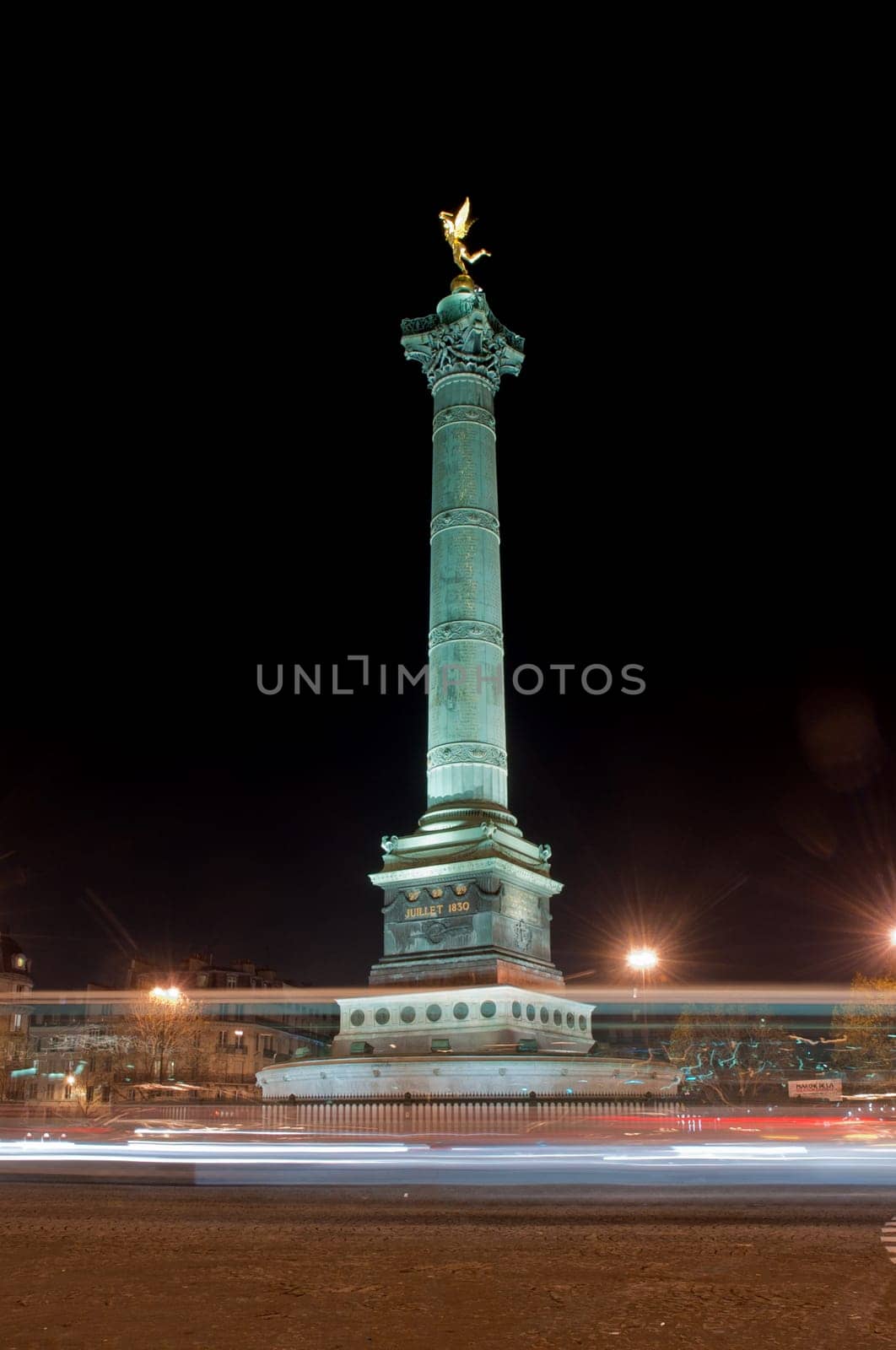 Bastille by night - Paris