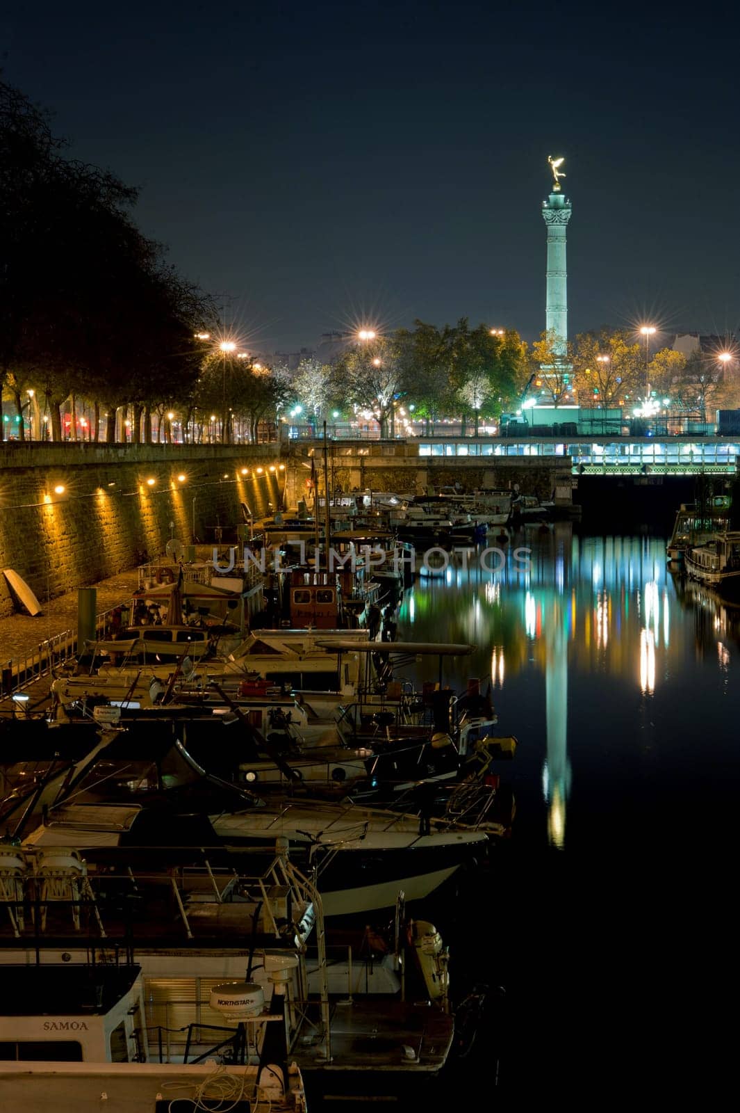 Bastille by night - Paris