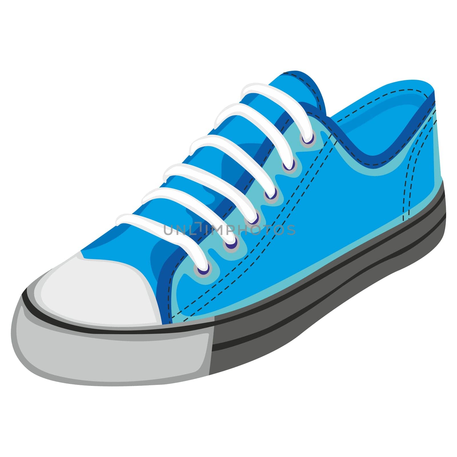 illustration of isolated shoes