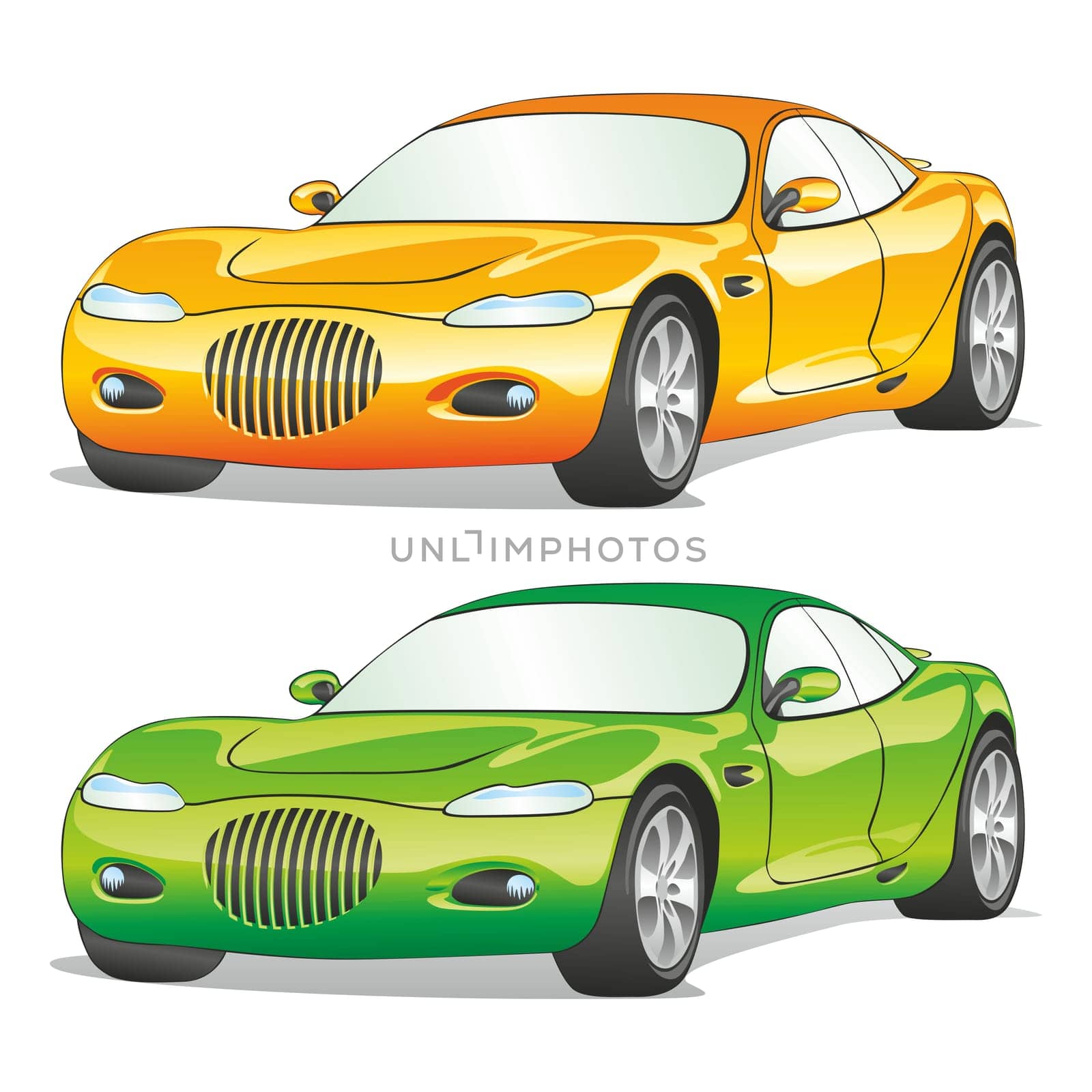 isolated car