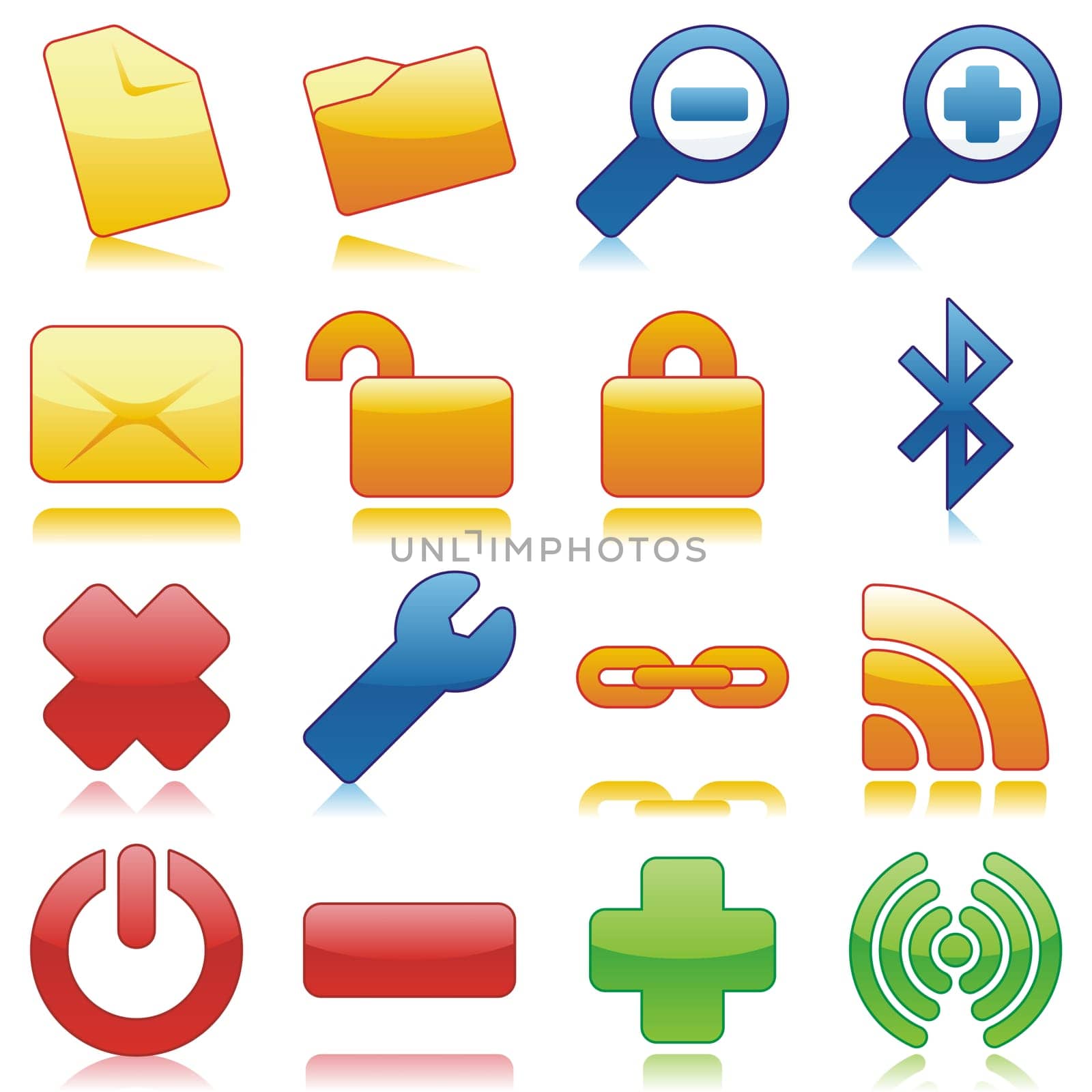 isolated internet icons