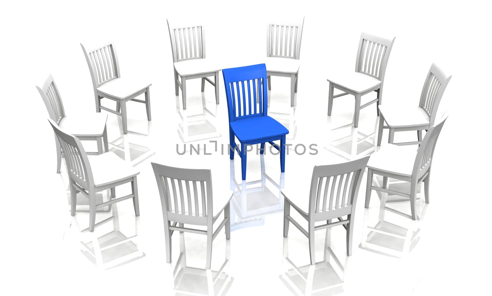 The Interrogation - White Blue