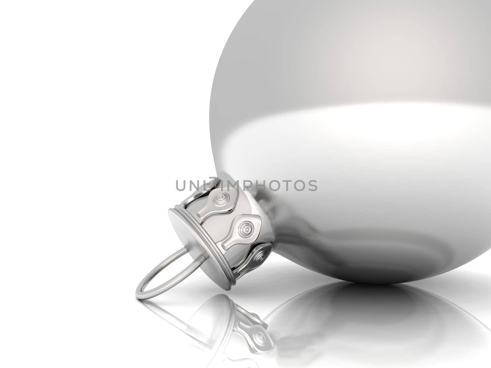 Christmas Ball - Silver Chrome 01