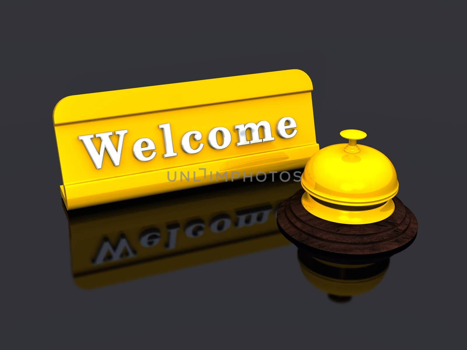 Welcome Concept - Gold on Black