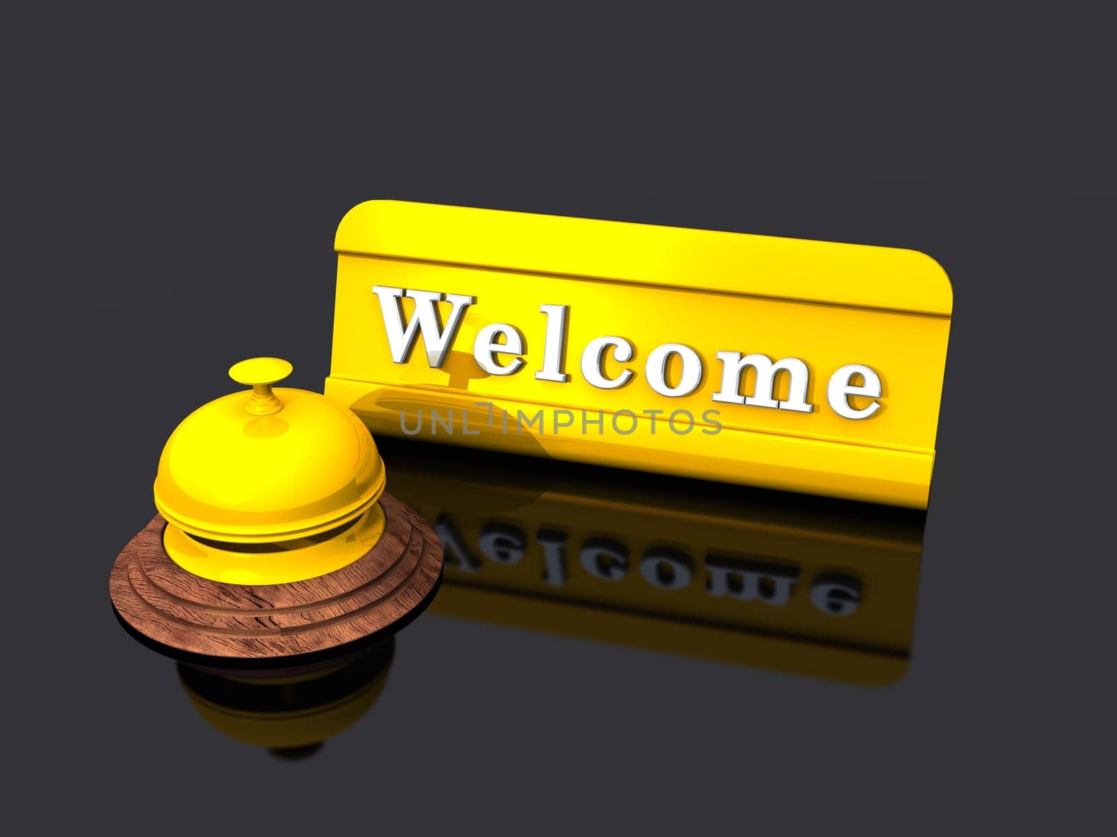 Welcome Concept - Gold on Black 09