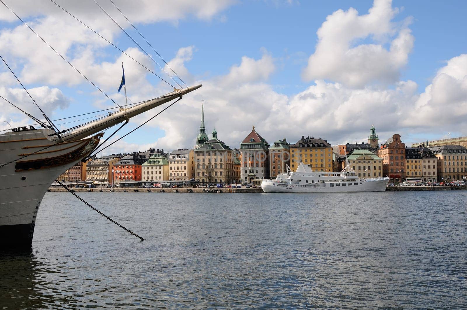 Stockholm with the ship