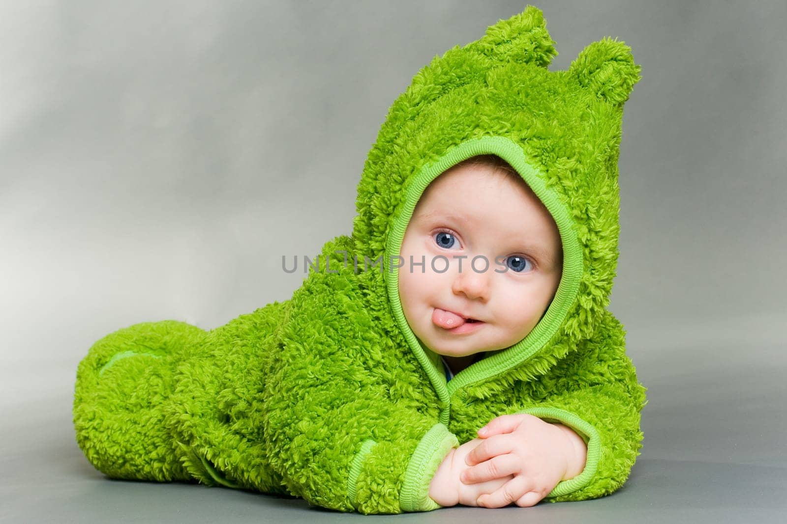 Baby in Frog Costume