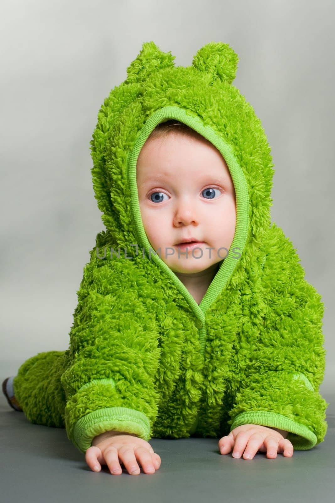 Baby in Frog Costume