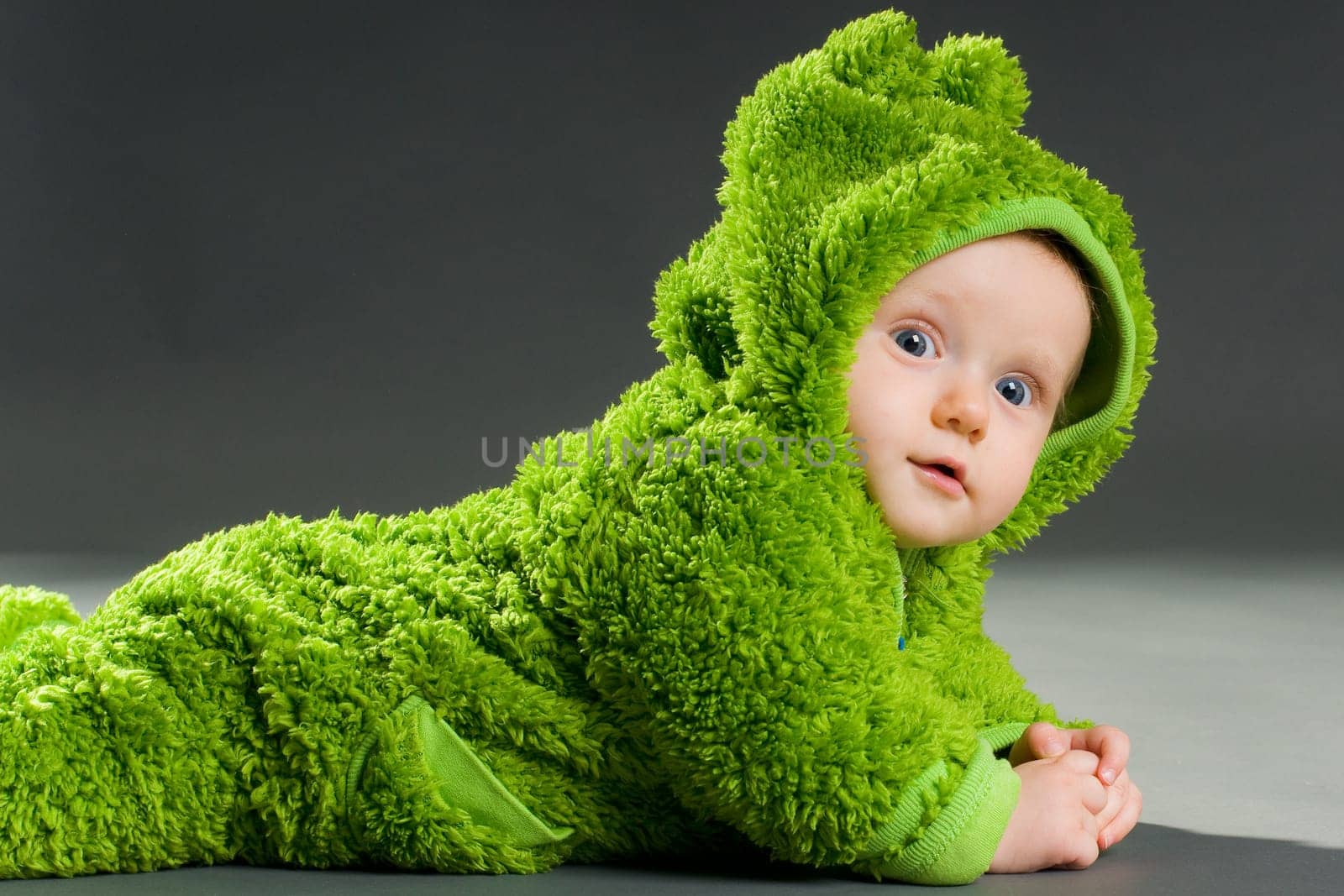 Baby in Frog Costume