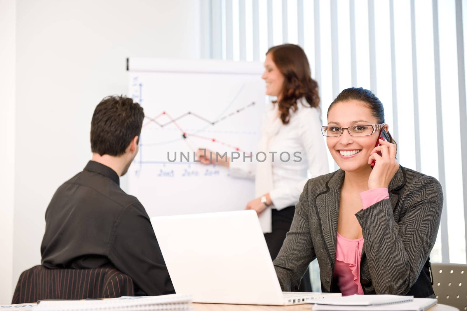 Business meeting - group of people in office