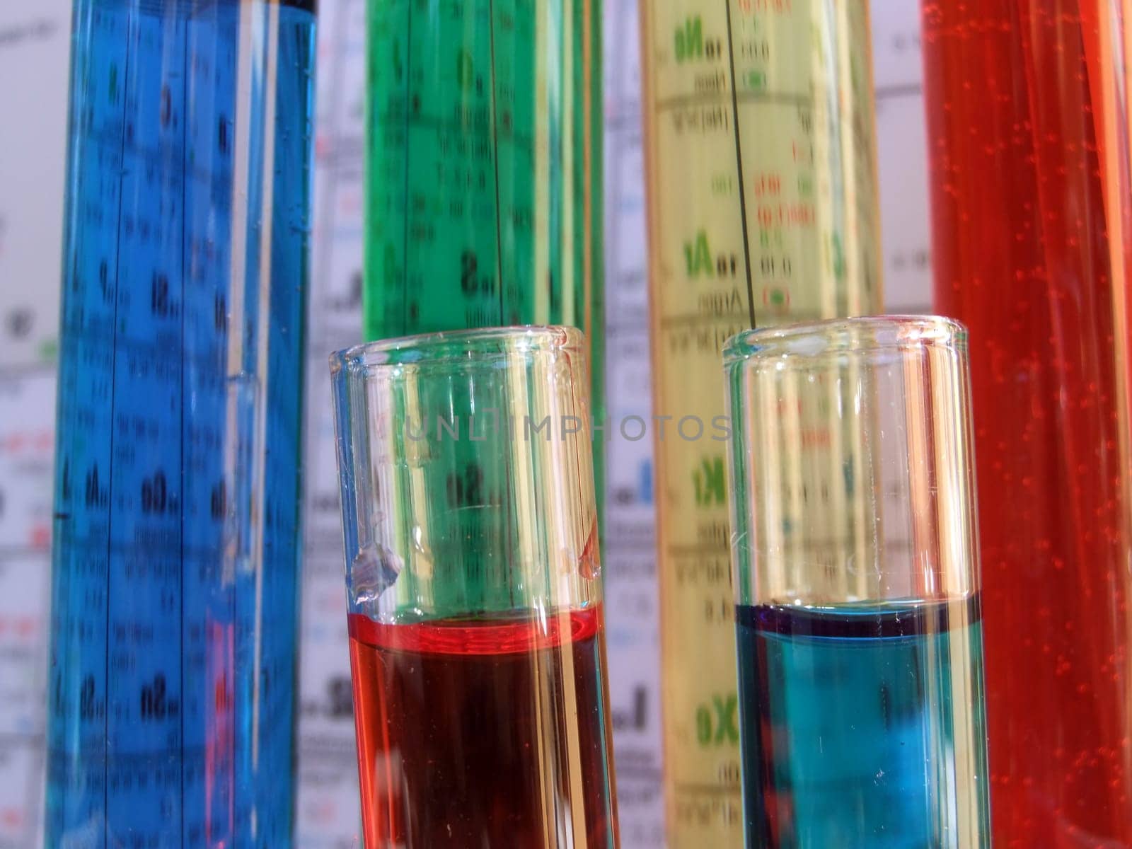 Colored Test Tubes