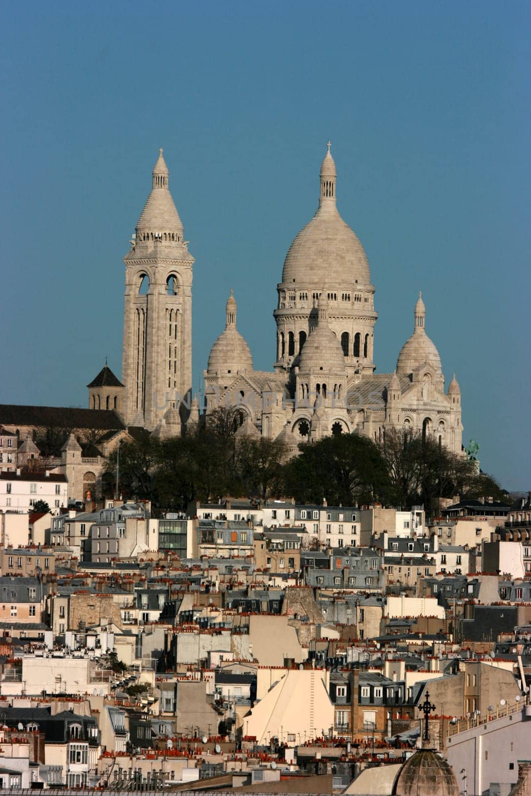 The Sacre Coeur basilica in Paris
